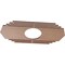 Ekena Millwork Chrysler Wood Fretwork Pierced Ceiling Medallion, Wood (Paint Grade), 22"W x 11"H x 5 3/4"ID x 3/8"T CMWP22X11X0375CSMF - alternate 5